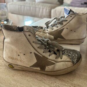 Kid's Golden Goose Francy High-Top Sneakers - Size 31